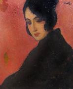 Nicolae Tonitza Spanish Woman Sweden oil painting artist